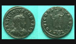 Licinius II, Arles, Jupiter Holding Thunderbolt reverse, Scarce Type!